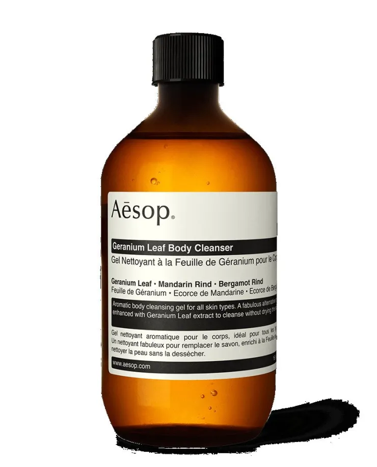 AESOP Bagnodoccia<Geranium Leaf Body Cleanser 500 ml with Screw Cap - Alla Violetta Boutique