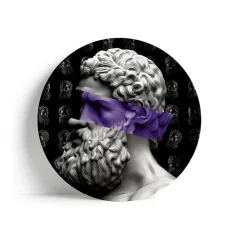 YUSUFY Piatti<Purple piatto ceramica - Alla Violetta Boutique